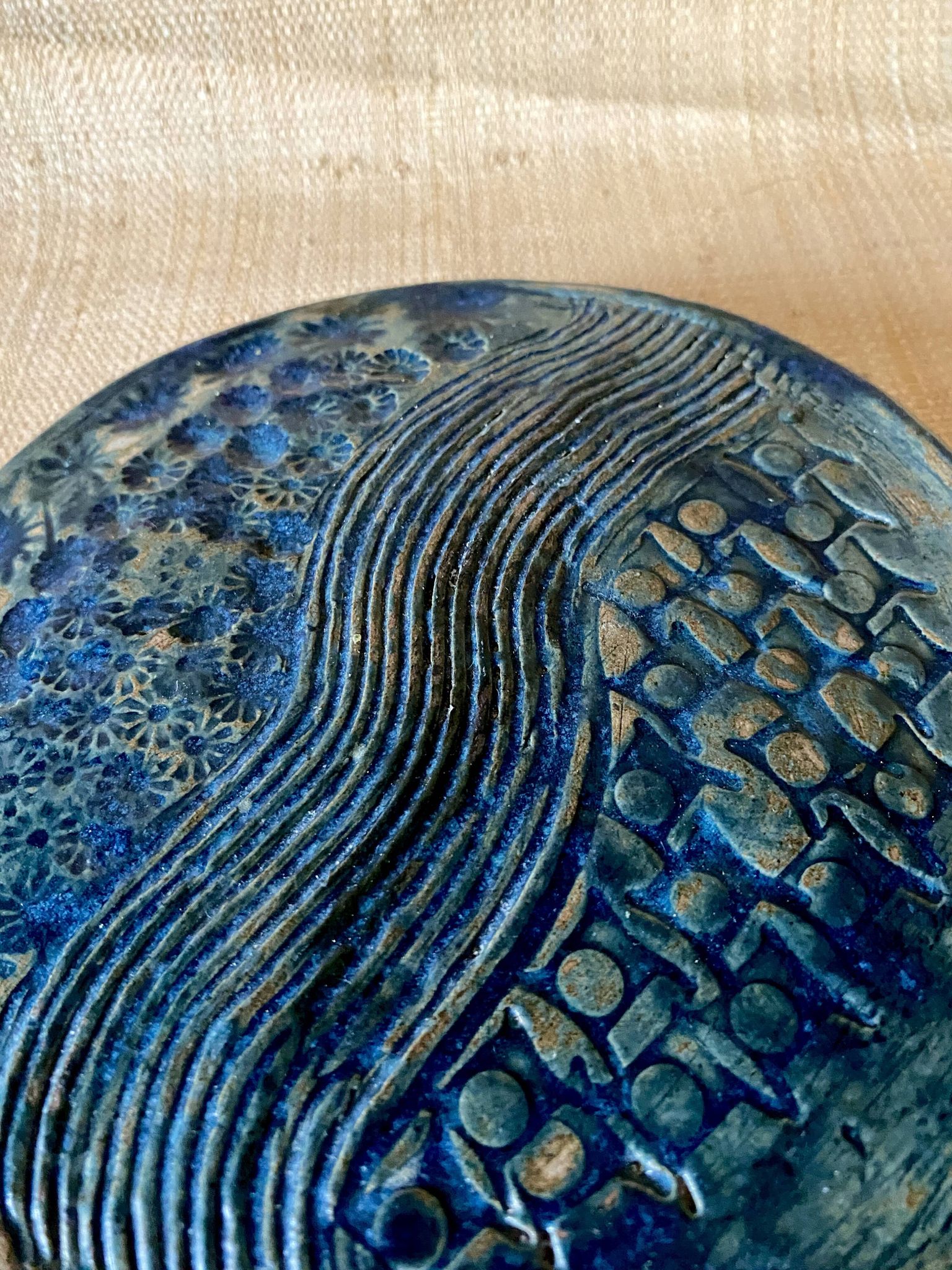 Ceramic trivet, 1970s