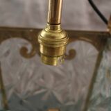 Glass and brass suspension