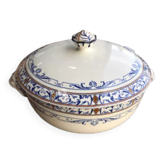 Vegetable, soup-tureen ø 29cm - collection colbert - earthenware creil & montereau.