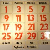 Perpetual calendar 60s