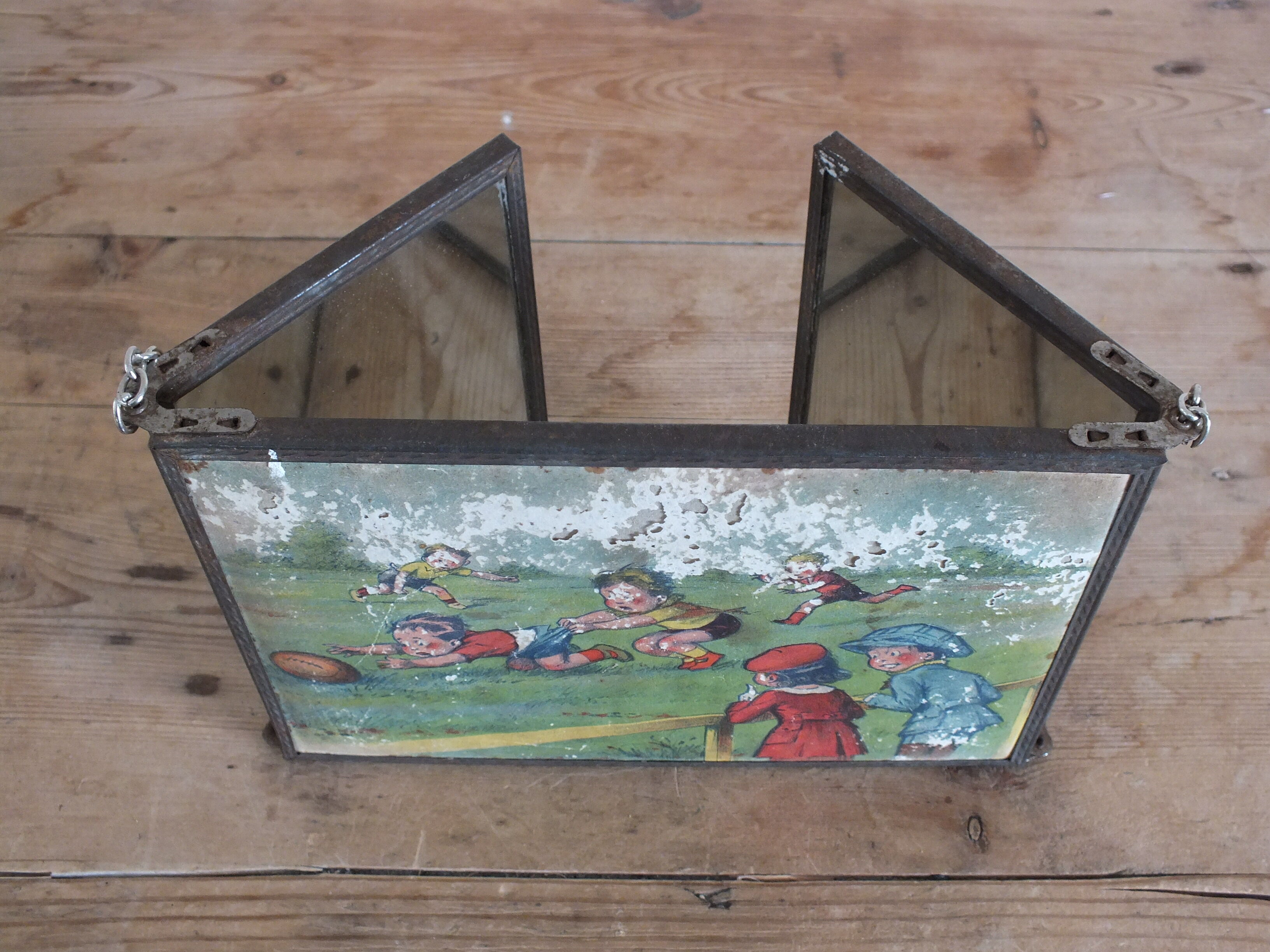 Triptych mirror 42x15cm