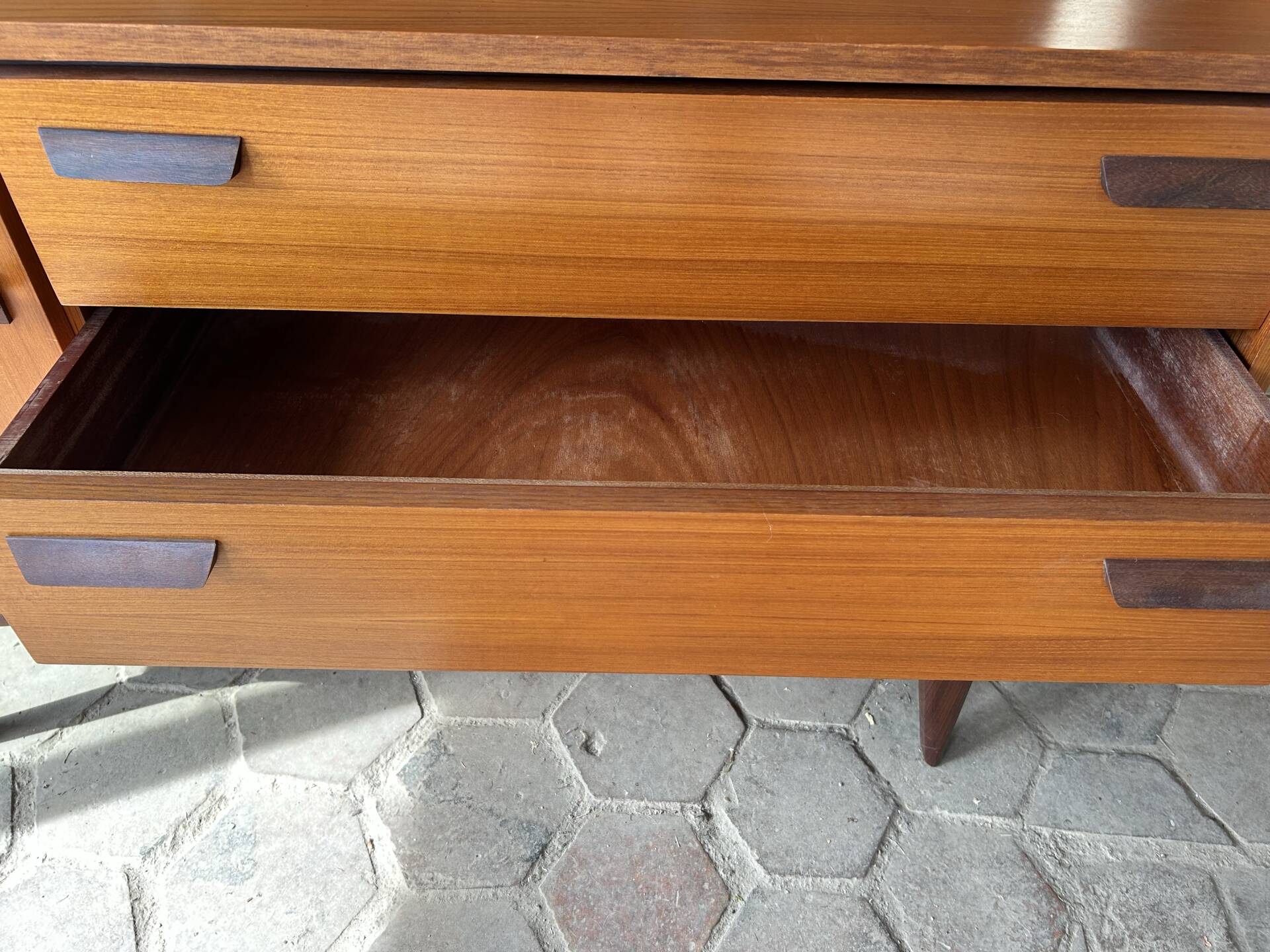 Teak dresser by Pierre Gautier Delaye 1957