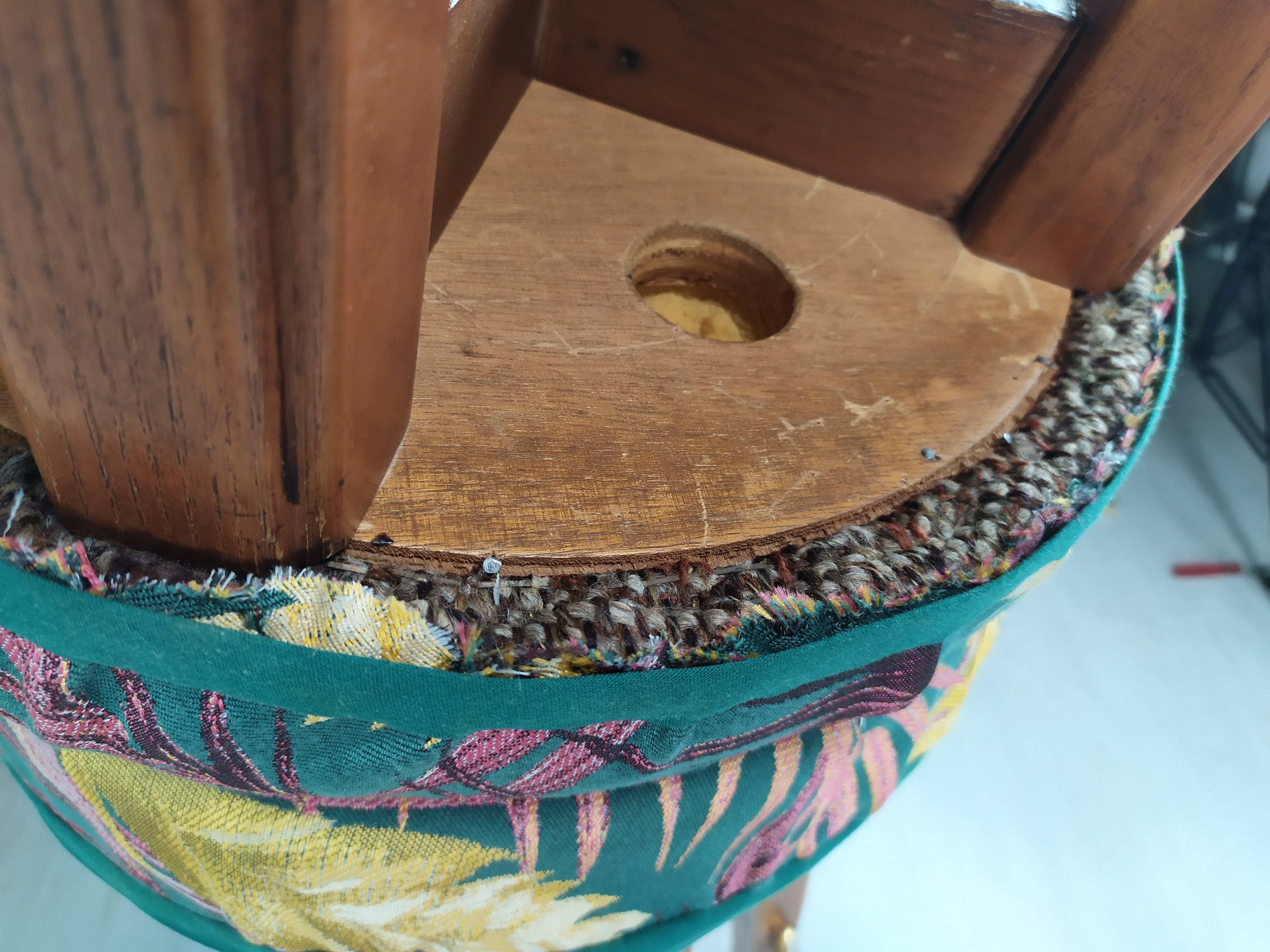 3 art deco bar stools