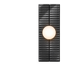 Black ceramic wall light