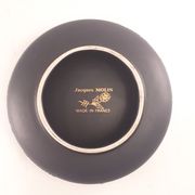 vintage black ceramic pocket cup 1980 Jacques Molin