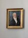Portrait ancien huile sur toile décoration campagne