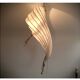 Organic Light Sculpture Wall Hanging Lamp, Birch Branch +Paper