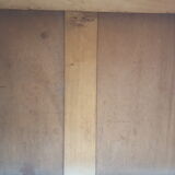 Buffet wood rough sliding doors