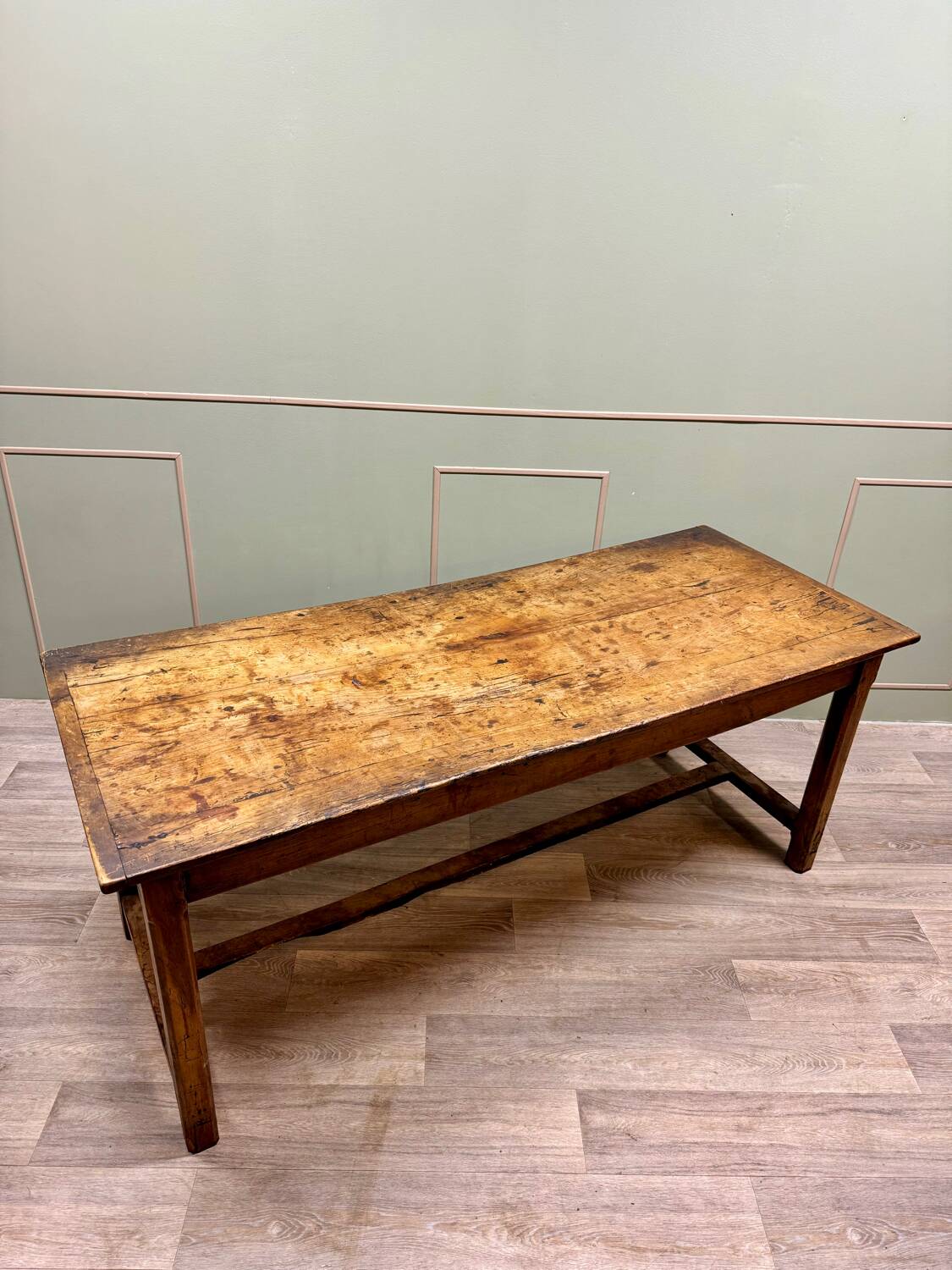 Farm Table In Natural Wood From The 18th Century