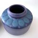 Ceramic bowl and vase Kupfermühle Germany KMK Viola 80s