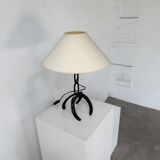 Brutalist 1950s "chain" table lamp