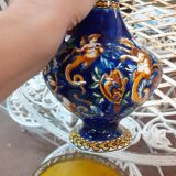 Blue renaissance gien ewer