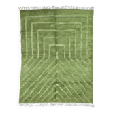 Tapis Vert Contemporain - 316 x 242 cm