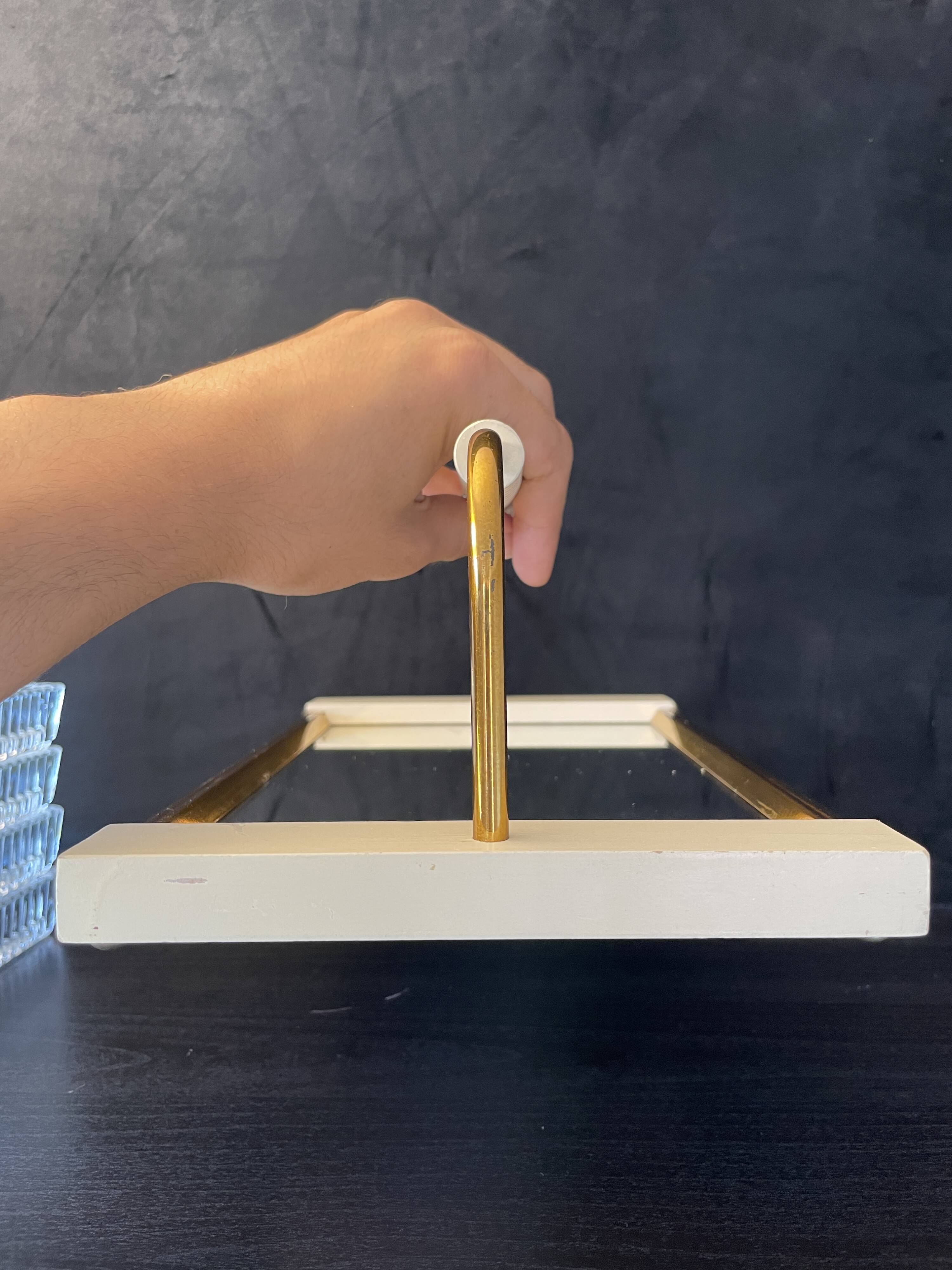 Art Deco Mirrored Appetizer Tray