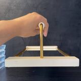 Plateau à apéritifs à miroir Art Déco