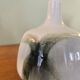 Ceramic spinning top vase signed Pierre Devie 1977