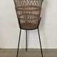 Woven wicker basket/tripod basket
