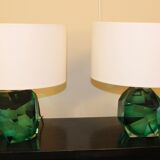 Paire de lampes murano, XX ème