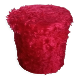 70s storage pouf