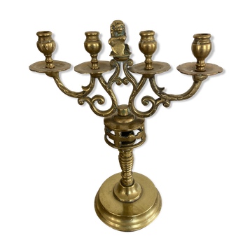 Solid bronze chandelier