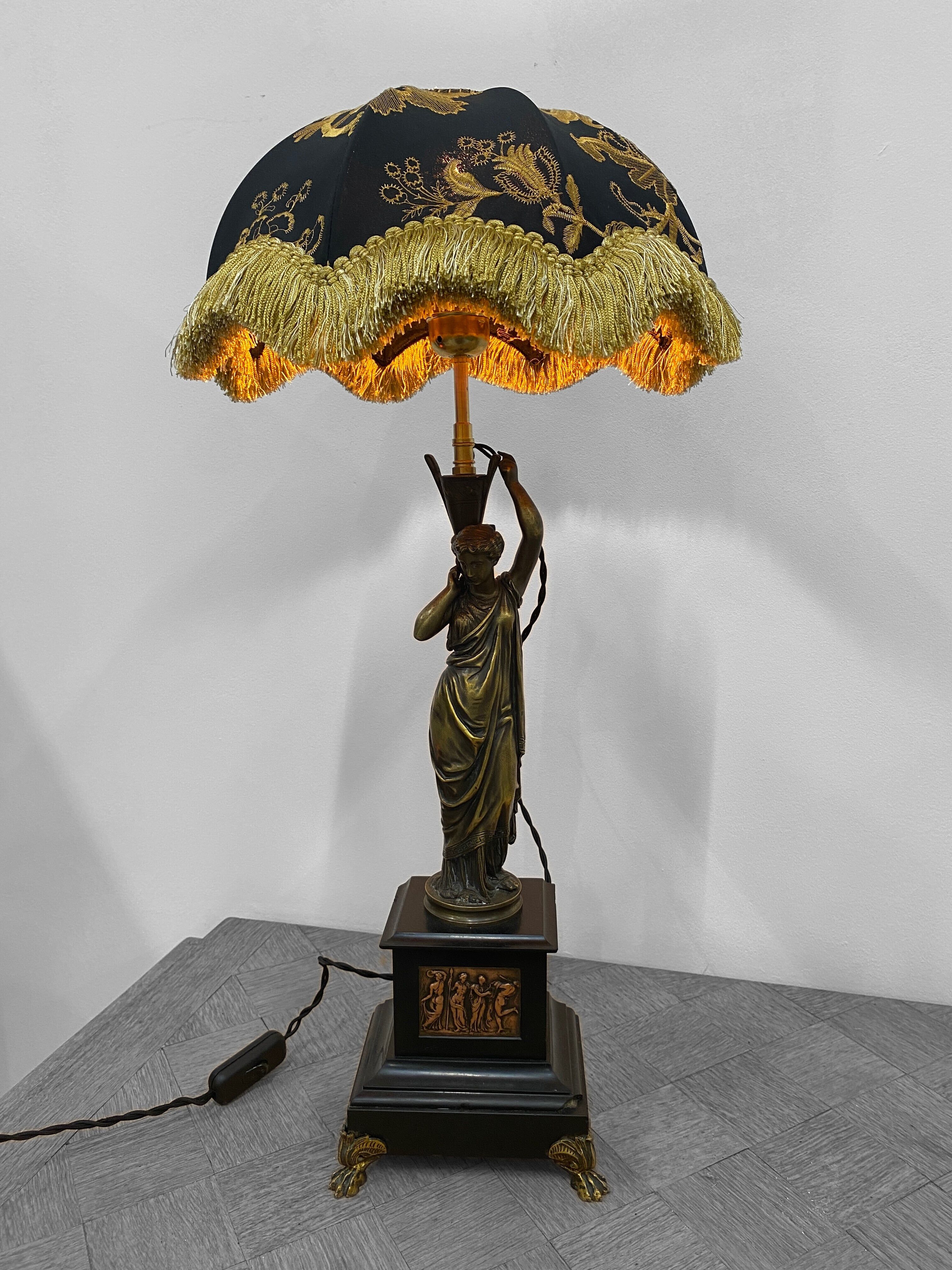 Pair of antique lamps