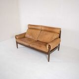 Leather living room set by Durlet