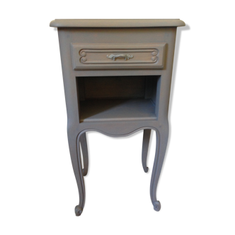 Bedside style Louis XV gray whitewash