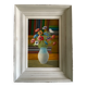 Tableau ancien bouquet d’anémones