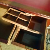 Louis Philippe style walnut desk.