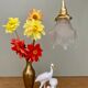 Vintage art deco tulip ride in frosted glass, flower shape