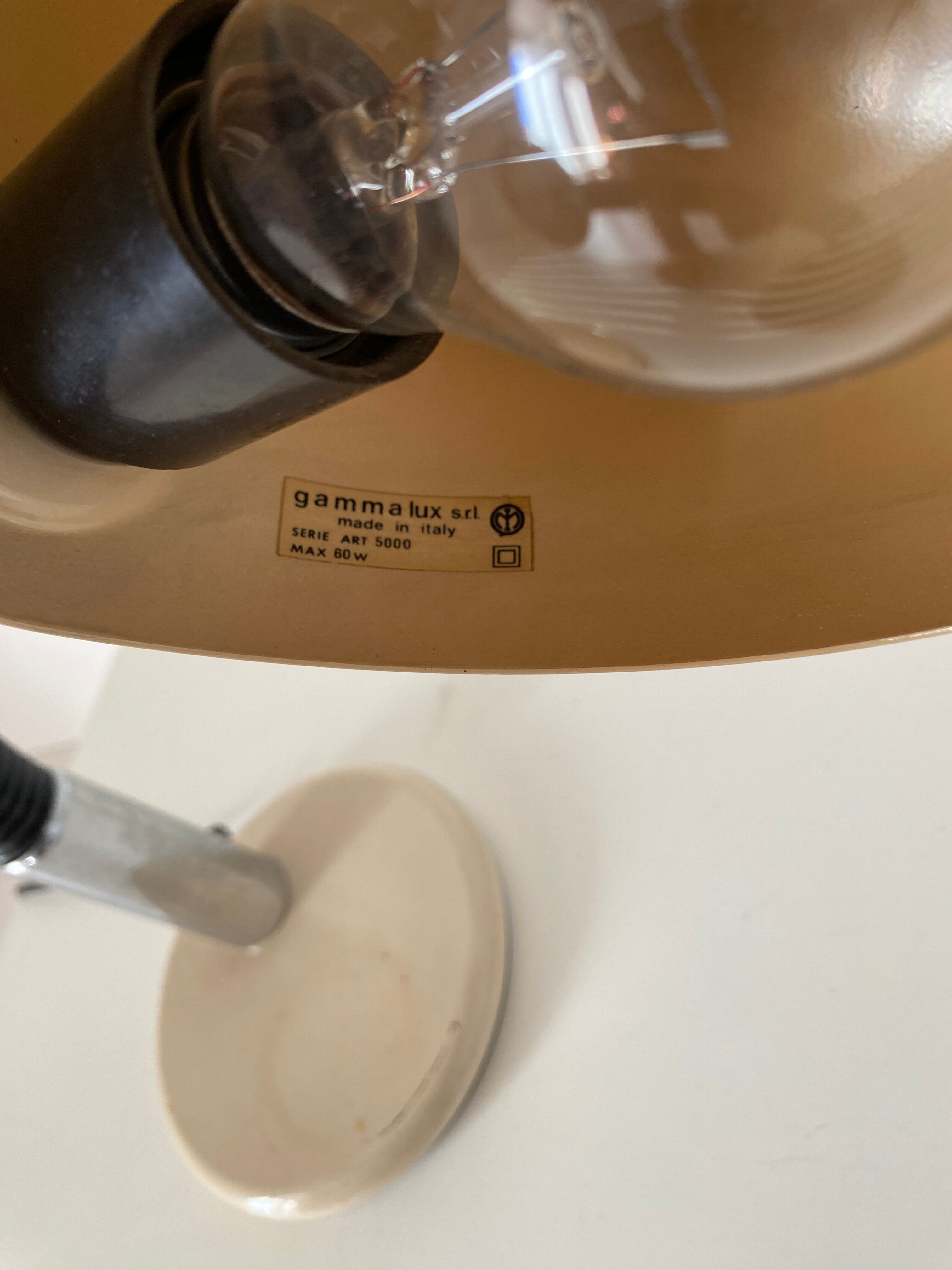 Lampes de table flexibles des années 1970, Gammalux Italie