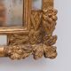Regency style mirror with carved and gilded wood frame, early 19th century