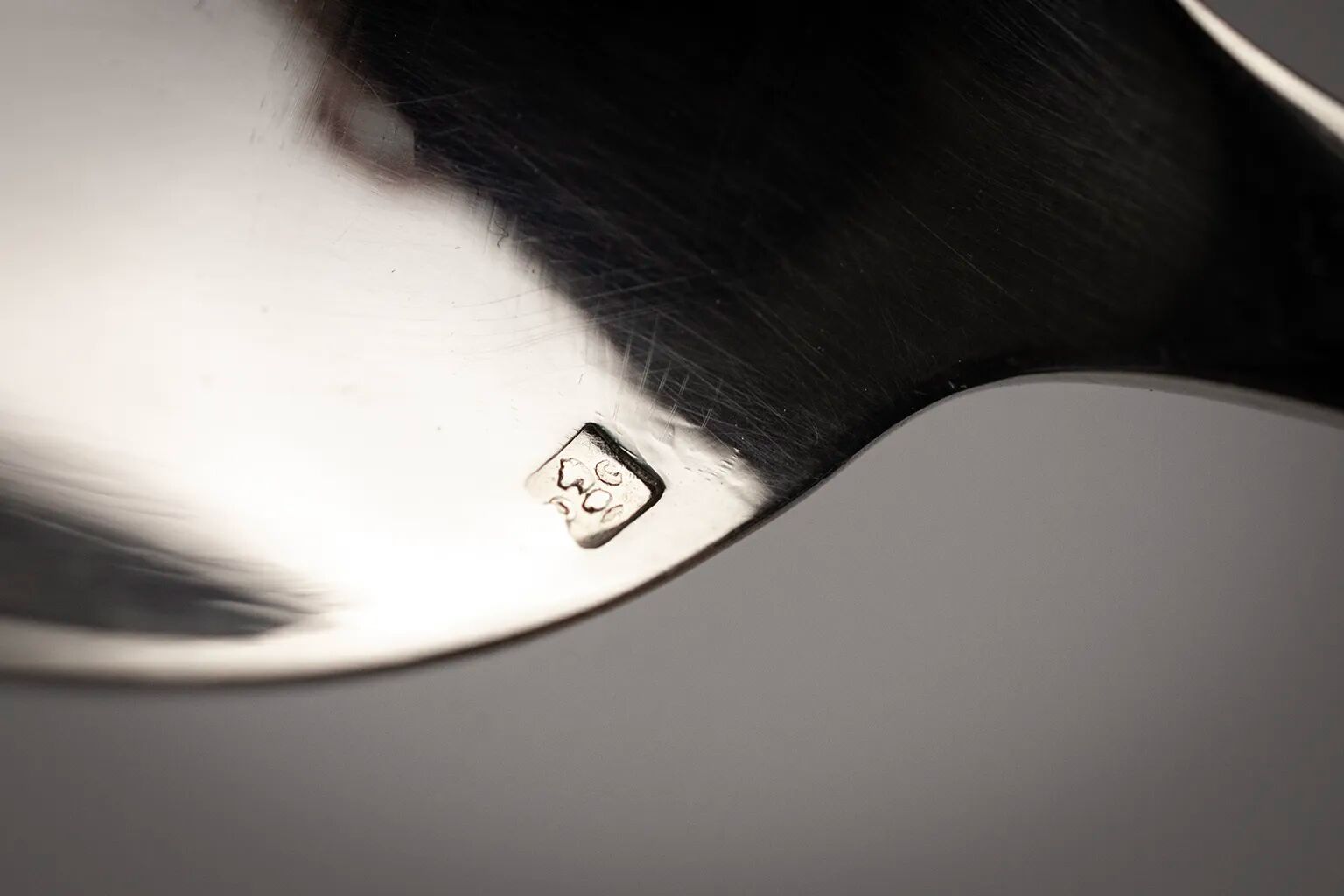 Six soda or ice cream spoons Christofle model Fidélio in silver-plated metal.