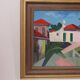Original Swedish Oil on Canvas – “City View” by Gösta Sigfrid