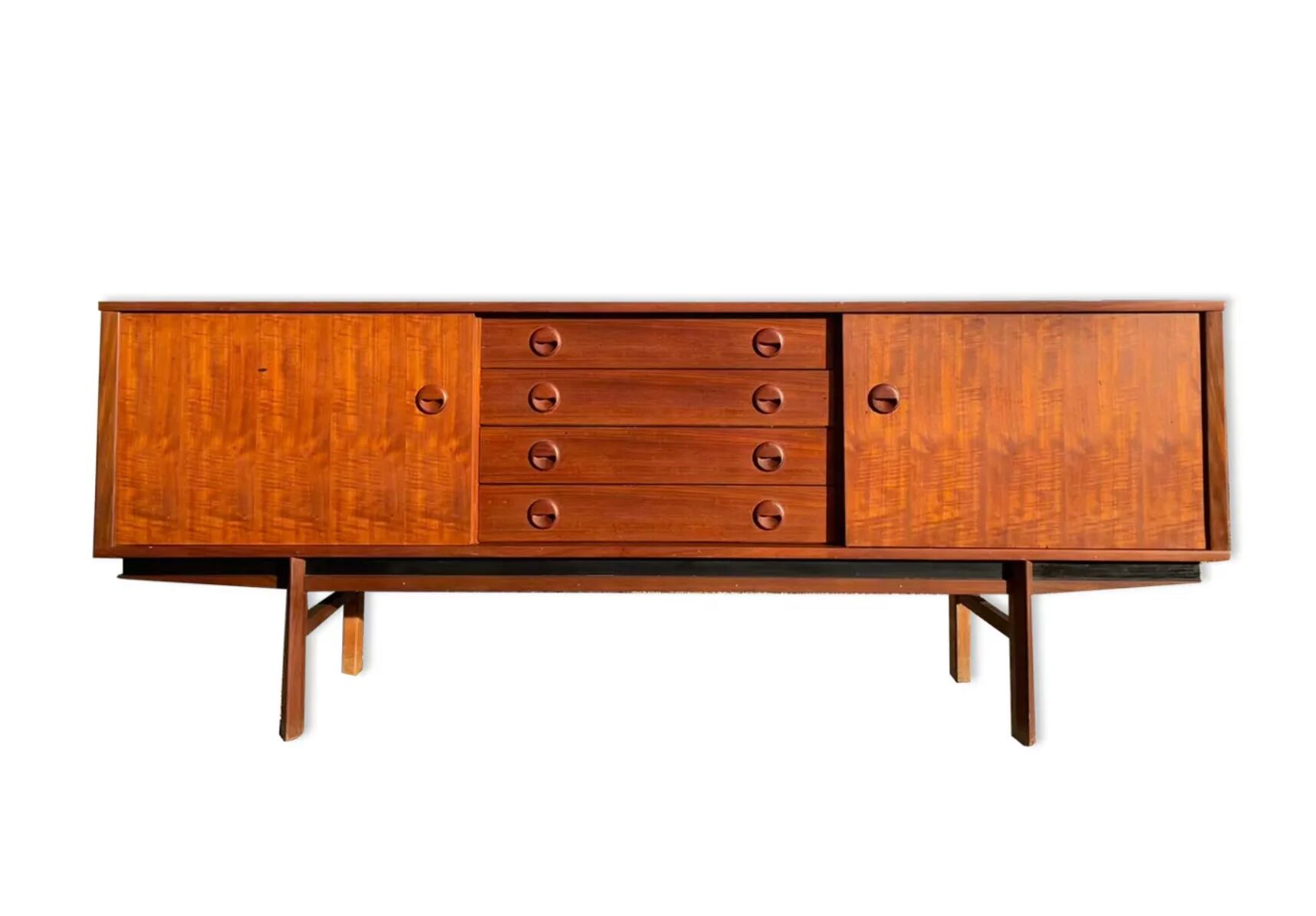 Scandinavian teak row