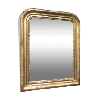 Miroir Louis-Philippe doré 60x48 cm