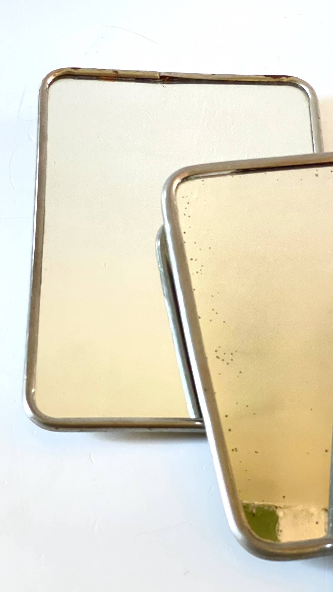 Collection de 3 miroirs barbier vintage
