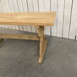 Old solid oak console