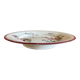 Antique Sarreguemines earthenware mignardise dish on a pedestal