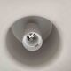 White lacquered chandelier Italian design 80s Diameter 50 cm