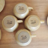 4 tasses en grès CNP village