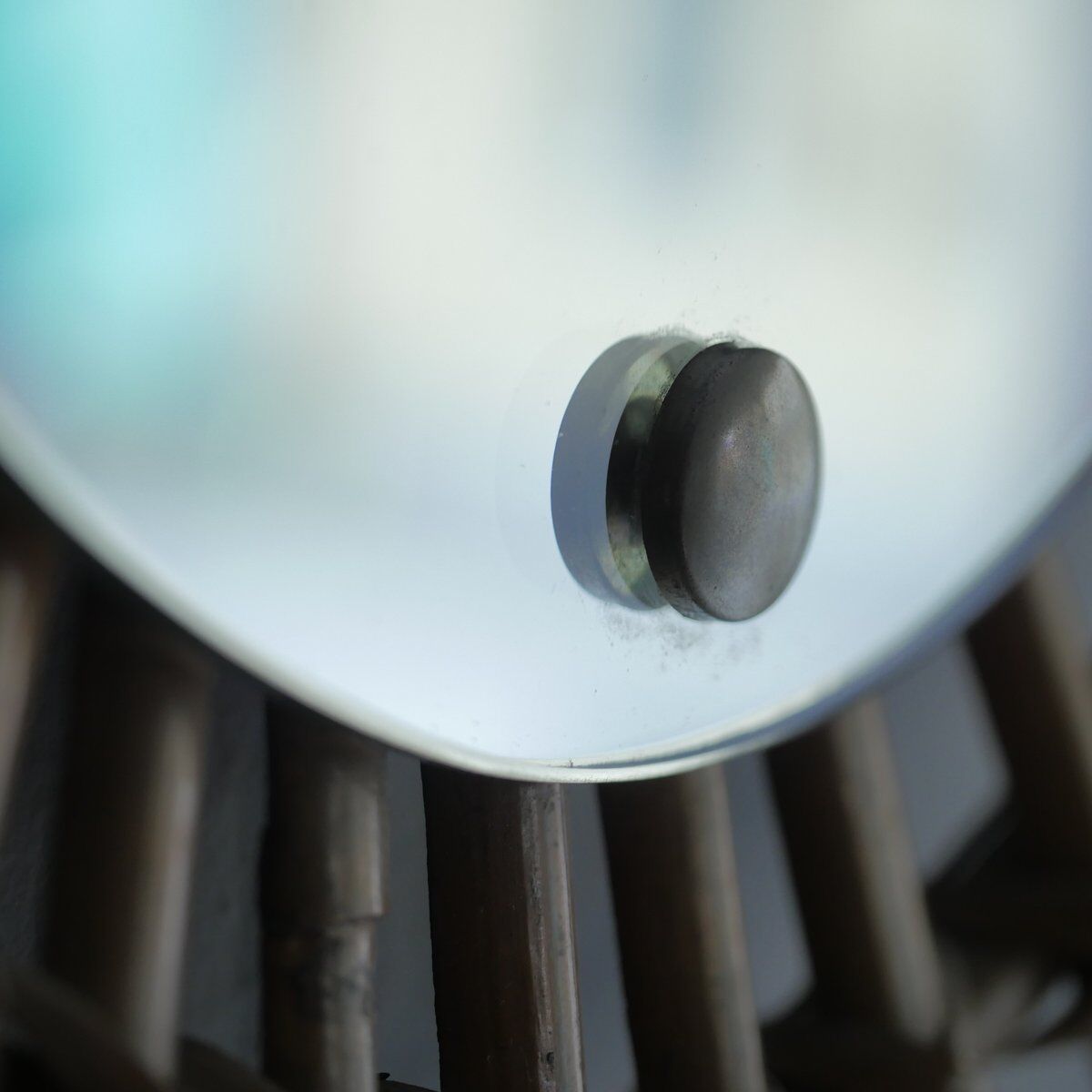 Large bamboo mirror, Italy, 1960s