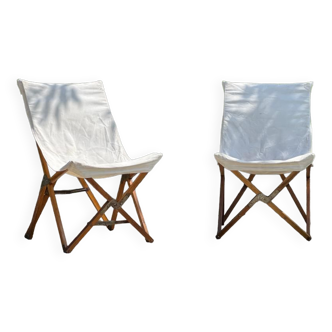 Pair of "El Chicolo" 1930 Art Deco armchairs from the yellow cruise