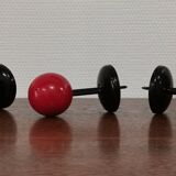 Hooks/coat rack colorful ball from the 50s