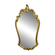 Antique gilded wooden mirror – rococo style / Louis XV / early 20th century