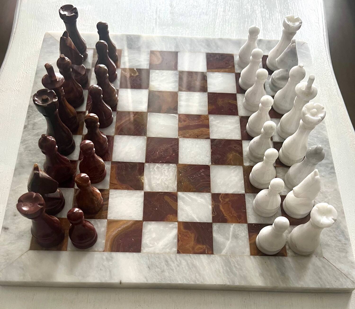 Marble chessboard