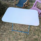 Folding garden table