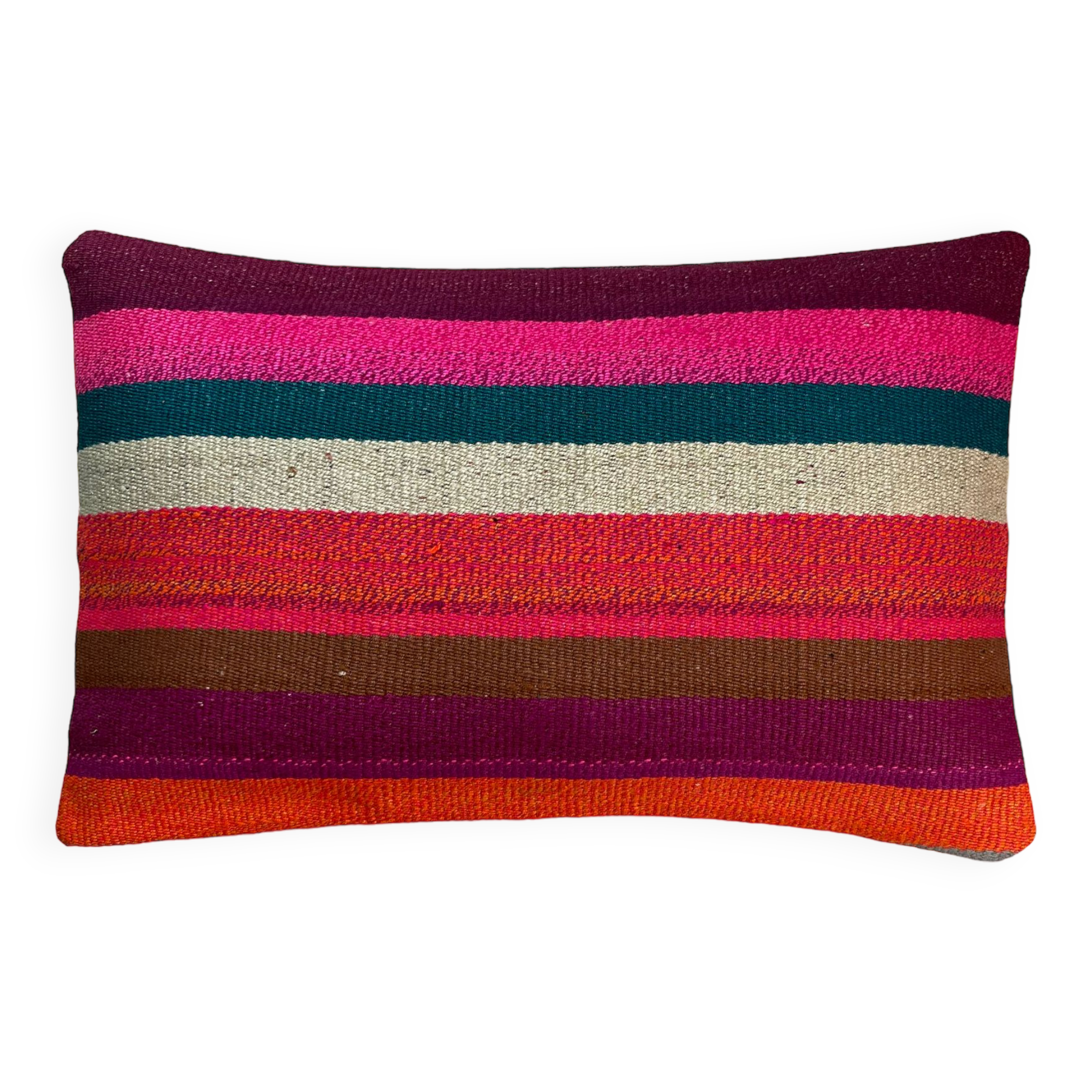 Housse de coussin kilim turc vintage, 30 x 50 cm