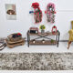 Floral vintage runner rug 81x264cm