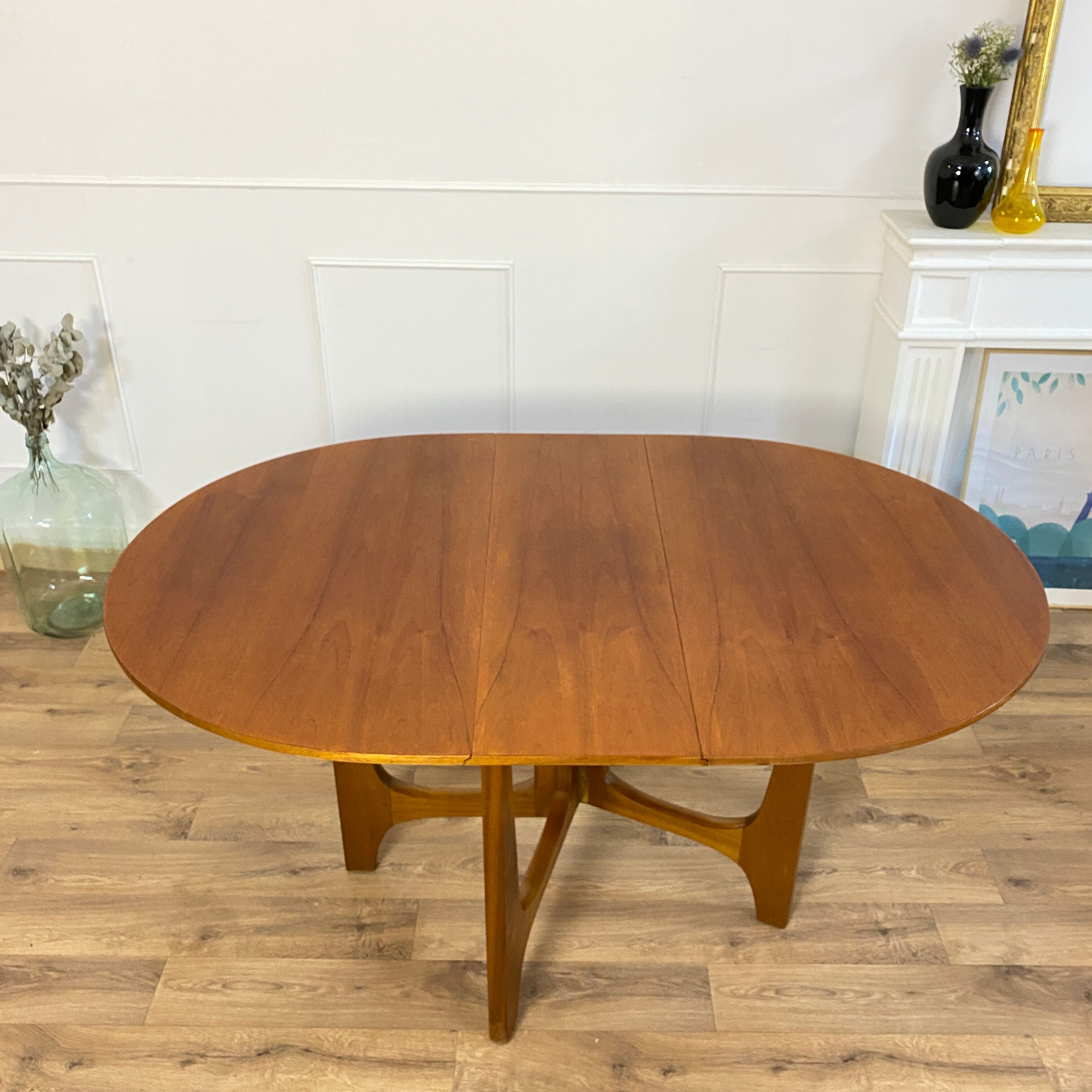 Folding vintage dining table